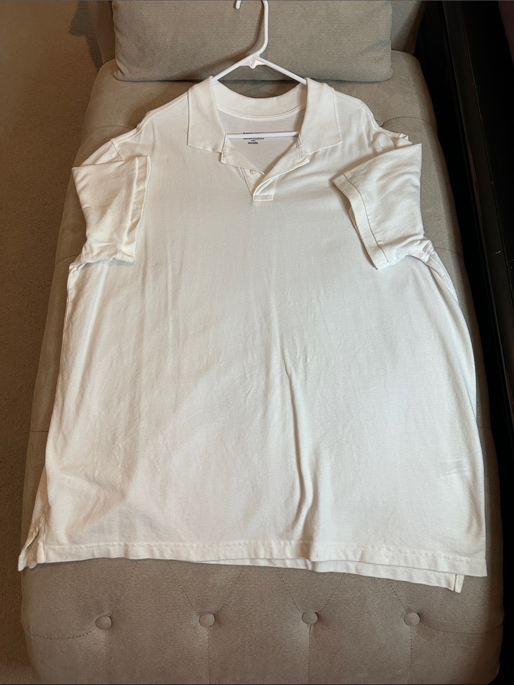 Merona White Men's Polo Shirt - Short Sleeve